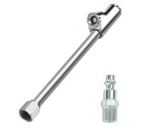 Heavy Duty Chuck Inflator for Trucks RVs, Dual Head Design for Easy Tire Valve Access (1Pcs)
