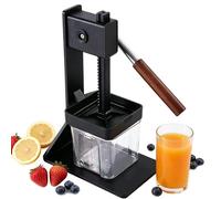 Heavy-Duty Citrus Juicer - Manual Fruit Juicer, Aluminum Juice Extractor for Efficient Juice Extraction, Quick Juicing, Anti-Slip Base, Removable Filter for Home Use