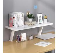 Heavy-Duty Clamp-On Desk Shelf - Versatile Desktop Organizer for Gaming & Office, Ergonomic Monitor & Laptop Riser, Space-Saving Solution