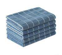 Heavy Duty Cleaning Towels 30cm for Kitchen Bathroom(Blue) | absorbent microfiber, wipes dry instantly, 30x30cm size, 5 pack value, lint free finish