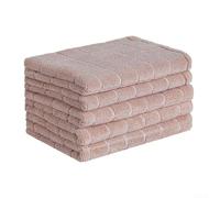 Heavy Duty Cleaning Towels 30cm for Kitchen Bathroom(Curry) | absorbent microfiber, wipes dry instantly, 30x30cm size, 5 pack value, lint free finish
