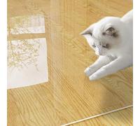 Heavy Duty Clear Rug Protector Mat 4x15ft - Anti-Scratch Transparent Carpet Runner for Office Chair Floors & Toilet Area, Durable Desk Chair Floor Covering