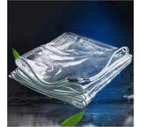 Heavy Duty Clear Tarps with Grommets, Waterproof Vinyl Tarp for Winterizing Patios, Chicken Coops, Porches, and Enclosures - Durable & Versatile Protection