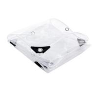 Heavy Duty Clear Waterproof Tarp - UV Resistant Plastic Tarpaulin with Grommets for Camping, Outdoor Activities, 4x8ft, 4x10ft, 5x8ft, 8x8ft, 10x10ft.