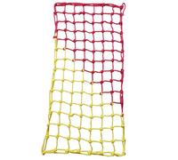 Heavy-Duty Climbing Net Polyester Playground Climbing Frame 12mm/12cm for Kids Outdoor Playset Safety Protection, Treehouse, Rope Ladder, Jungle Gyms Obstacle Co(Size:91*182cm(3*6ft),Color:red/yellow)