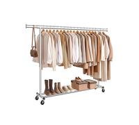 Heavy Duty Clothes Rack, Silver / (160-200)W cm