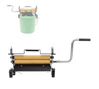 Heavy Duty Clothes Wringer, Portable Off Grid Laundry Wringer with Adjustable Steel Stand, Hand Crank Clothes Extractor, Removes 95% of Water, for Home Daily Use and Car Washers