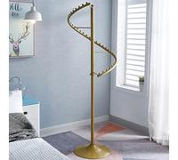 Heavy Duty Clothing Rack - 360° Rotating Spiral S-Shaped Wardrobe Corner Organizer for Space Saving in Cloakroom