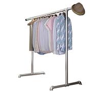 Heavy Duty Clothing Rack - Freestanding Garment Display with Industrial Pipe Design for Retail and Commercial Organization