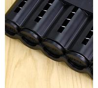 Heavy Duty Coin Storage Tubes Dispenser for Change with Multi Layer Design Suitable for Banking and Retail Use (Black)