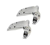 Heavy Duty Cold Storage Door - 2 pcs Industrial Reefer & Oven Cabinet Doors 4'' Tall Base Zinc Alloy Kitchen Equipment Accessories for Robust Performance