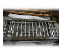 Heavy-Duty Collapsible Gravity Conveyor Roller for Warehouse Unloading, Portable Stainless Steel Belt, 20" Wide x 9.8' Long, Folding Ramp for Easy Transport