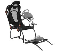 Heavy-Duty Collapsible Racing Wheel Stand & Simulator Cockpit for Xbox 360