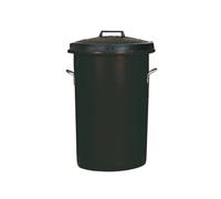 Heavy Duty Coloured Dustbin 85 Litre Black 311961