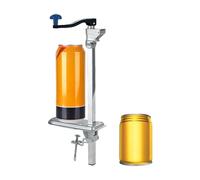 Heavy Duty Commercial Can Opener, Manual Bench Top Tin Opener with Adjustable Height & Stainless Steel Blade for Large Cans, Industrial Grade Silver 59cm/23in