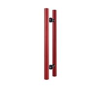Heavy Duty Commercial Grade Wooden Modern Push Door Handle Barn Door Handle Glass Handles Mirror Polished Chrome Finish /40cm,Red-L:60cm/40cm