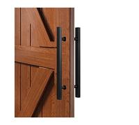 Heavy Duty Commercial Sliding Glass Barn Door Handle Pull, H-molding Contemporary Interior Exterior Door Pull Push Handles, 20/23/32/47/59inch Long, Back-to-Back Mount (M