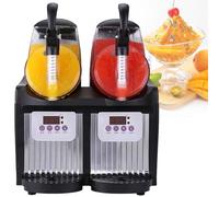 Heavy Duty Commercial Slush Machine - Double Tank Drink Machine for Supermarkets, Cafés, Restaurants, Bars, Home Use