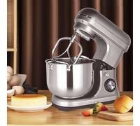 Heavy Duty Commercial Stand Mixer for Bread Dough, Cake Batter & Pizza Crust - Professional Food Mixer with Dough Hook, Flat Beater and Wire Whip for Baking