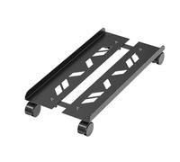 Heavy Duty Computer Tower Stand with Wheels Installation 360 Degree Swivel Base Anti-Static