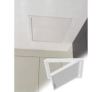 Heavy Duty Concealed Attic Access Door Latch - Removable Ceiling Panel for Easy Wire & Cable Access - 32x32in / 80x80cm Secure Design