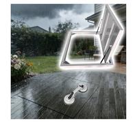 Heavy-Duty Concealed Basement Door Cover - Durable Outdoor Access Hatch for Plumbing & Electrical Crawl Space Entrance Panel 36"x25" (910x640mm) - Secure & Weatherproof Access Solution