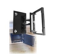 Heavy Duty Concealed Door Hinge Kit - Pivot Hinges for Heavy Load Doors & Hidden Access Panels - Durable, Easy Installation, Perfect for Home & Commercial Use, Max Weight Support
