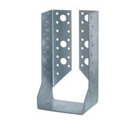 Heavy Duty Concealed Flange Multi-Truss Joist Hanger (100mm & 150mm) Galvanized Steel Joist Bracket Timber & Masonry Face Fix Hidden Joist Hangers Bolted Or Nailed (25 Pack, 100mm)