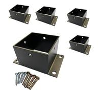 Heavy Duty Concrete Post Anchors with Installation Kit for Deck and Fence Column Bases