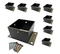 Heavy Duty Concrete Post Anchors with Installation Kit for Deck and Fence Column Bases