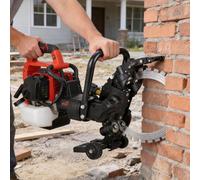 Heavy-Duty Concrete Ring Saw,Gasoline-Powered Toroidal Saws,Concrete Cutter Circular Saw W/Wet Dust Suppression,305mm/12-Inch Deep Cut,Cordless for Demolition,Renovation& Outdoor Work