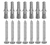 Heavy Duty Concrete Screws M8 x 70mm TV Bracket Screws Masonry Brick Wall Fixing Screw Bolts Steel Lag Bolt Wall Plug for Aerial Satellite Sky Dish Fence Shelves Mounting, Pack of 7