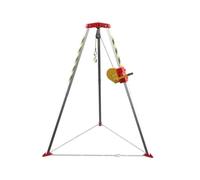 Heavy-Duty Confined Space Tripod Lift with Adjustable Outriggers