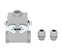 Heavy Duty Connector Rectangular Cast Aluminum Alloy Connector with Industrial Plugs 16A 500V