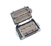 Heavy-duty connector Waterproof Heavy Duty Connector 6 10 16 24 32 48 Pins Industrial Rectangular Plug Socket Harting Type Compatible(24-2)