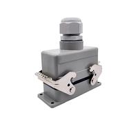 Heavy Duty Connectors HDC-HE-016-1/2/3/4 F/M 16pin 16A 500V Industrial rectangular Aviation connector plug Screw connection IDGTTLDF(HDC-HE-016-4)