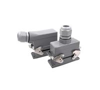 Heavy Duty Connectors HDC-HSB-006-1/2/3/4 F/M 6pin 35A Screw connection Industrial rectangular Aviation connector plug IDGTTLDF(HDC-HSB-006-4)