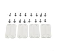 Heavy Duty Cooler Hinges for Igloo Coolers - Plastic Latch Replacement Kit with Stainless Screws for 50-165QT Ice Box Repair(4pcs)