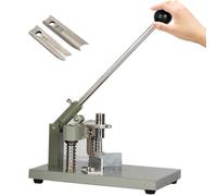 Heavy-Duty Corner Rounder Cutter with R6mm/R10mm Blade, Removable Round Corner Punch for Paper, Plastic, Metal and Cardstock, Height Adjustable, Extended Handle, 30mm Cutting Thickness