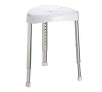 Heavy Duty Corner Shower/Bath Stool Mobility aid Adjustable Height 21 Stone max User Weight