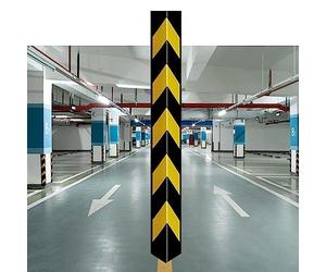 Heavy Duty Corner Wall Guards 47.2"x3.9"x0.4" Ed Protector Strips for Parking Lots Hotels & Markets Easy Install & Cut Safe Bumpers Wall Protection