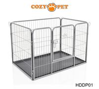Heavy Duty Cozy Pet Puppy Playpen Run Crate Pen 61cm High Dog Cage - ABS Floor HDDP01