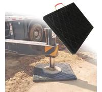 Heavy Duty Crane Outrigger Pad, Unbreakable Lightweight Stabilizer Pad with Handle, for RV Wrecker Tow Truck Jack Support