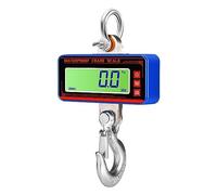 Heavy Duty Crane Scale - Digital Hanging Scale with 65ft Remote Control, Waterproof LED, 1500kg/1000kg/500kg Capacity, Industrial Hook Scales