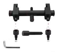 Heavy Duty Crank Puller with Lock Nuts Black Finish | 21x7.17x6cm main size, three-jaw design, tight clamping force, universal fitment