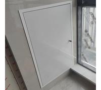 Heavy-Duty Crawl Space Door with Key Lock, Durable Aluminum Access Panel, Recessed Inspection Cover with Noise-Reducing Gasket for Basement Attic(24x42in/61x106.7cm)