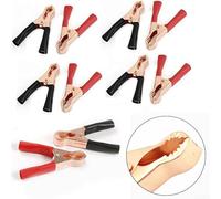 Heavy Duty Crocodile Clips 10pcs Set Designed for Safe Battery Charging