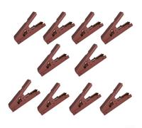 Heavy Duty Crocodile Clips 72mm Copper Plated 300A(J.D044C Brown)