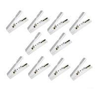 Heavy Duty Crocodile Clips 72mm Copper Plated 300A(J.D044C White)