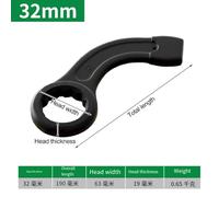 Heavy-Duty Curved Handle Percussion Wrench Rust-Resistant and Heavy-Duty Curved This Wrench minimizes Rebound Effects Designed for Long Lasting use with Proper Durability and for Durable Tool (32MM)